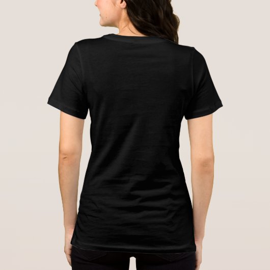 T-shirt En Tri-matière Camo de baseball avec Pot Pot Bow (Verso)