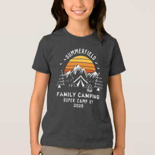 T-shirt En Tri-matière Camp de jumelage de vacances familiales personnali