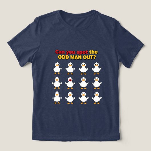 T-shirt En Tri-matière Can you spot the odd man funny (Design Recto)