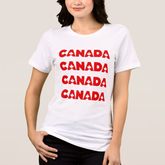 T-shirt En Tri-matière Canada (Recto)