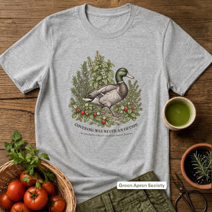 T-shirt En Tri-matière Canard Vintage & Herbes