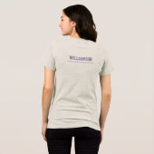 T-shirt En Tri-matière Canoë-kayak sur mesure Lieu Nom (Verso intégral)