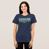T-shirt En Tri-matière Canoë-kayak sur mesure Lieu Nom (Recto plein)