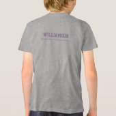 T-shirt En Tri-matière Canoë-kayak sur mesure Lieu Nom (Verso)
