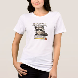 T-shirt En Tri-matière Capacité Maximale de Personnes Atteinte Raton Lave