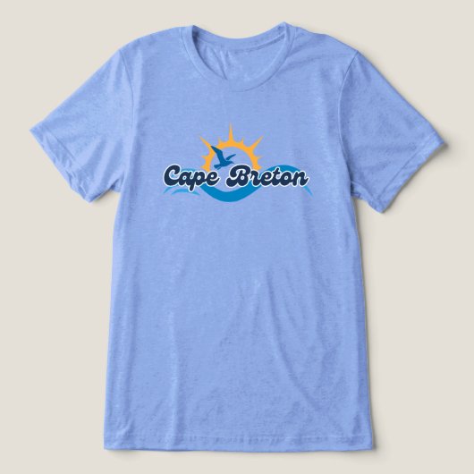T-shirt En Tri-matière Cape Breton Mouette & Wave Tee (Design Recto)