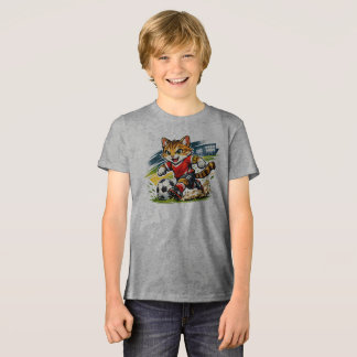 T-shirt En Tri-matière Capitaine Chat : Le Sprint de Foot