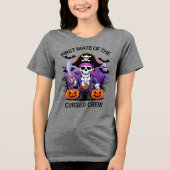 T-shirt En Tri-matière Capitaine pirate d'Halloween de l'équipage maudit (Recto)