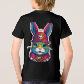 T-shirt En Tri-matière Capitaine Steampunk Feline (Verso)