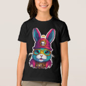 T-shirt En Tri-matière Capitaine Steampunk Feline (Recto)