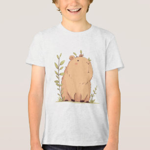 T-shirt En Tri-matière Capybara Douce Calme