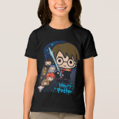 T-shirt En Tri-matière Caricature Harry Potter Chambre des secrets Graphi (Recto)