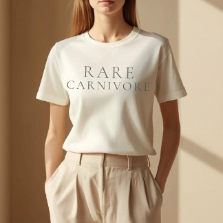 T-shirt En Tri-matière Carnivore Rare Minimaliste