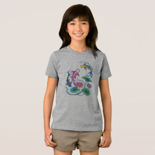 T-shirt En Tri-matière Carpe Koi Japonaise Mandala Style Traditionnel 