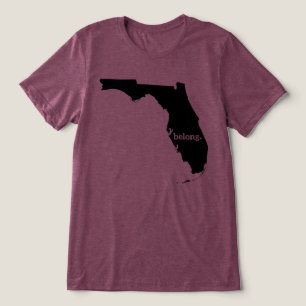 T-shirt En Tri-matière Carte de l'État de Floride Belong