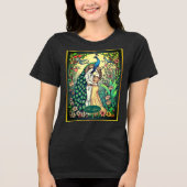 T-shirt En Tri-matière Carte Tarot Art Nouveau, Les Amoureux (Recto)