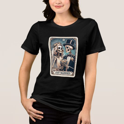 T-shirt En Tri-matière Carte Tarot Mariée (Recto)