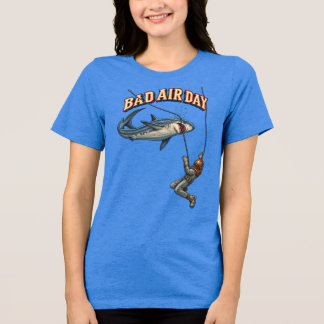 T-shirt En Tri-matière Casque de plongée vintage et grand requin blanc UR