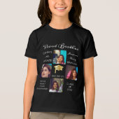 T-shirt En Tri-matière Casquette de grade multiple photo Grad Keepsaké Br (Recto)