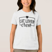 T-shirt En Tri-matière Cat Lover Crew Funny Cat (Recto)