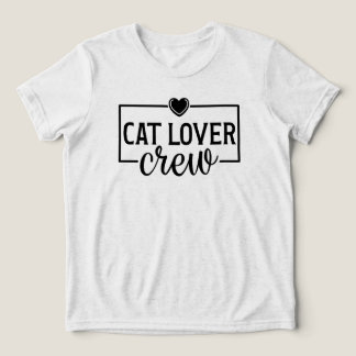T-shirt En Tri-matière Cat Lover Crew Funny Cat