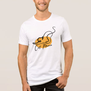 T-shirt En Tri-matière Cat Mama