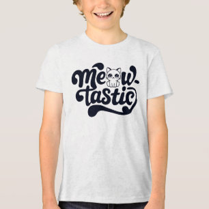 T-shirt En Tri-matière Cat Meow-Tastic Fantastique