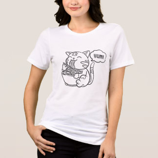 T-SHIRT  EN TRI-MATIÈRE CAT T-SHIRT
