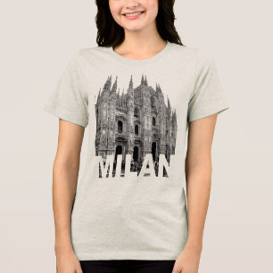 T-shirt En Tri-matière Cathédrale Duomo de Milan, Lombardie sur une