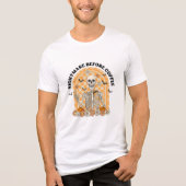 T-shirt En Tri-matière Cauchemar avant café Retro Skeleton (Recto)