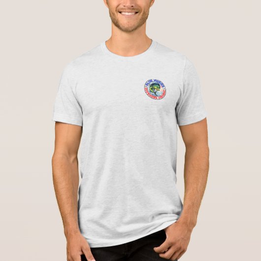 T-shirt En Tri-matière Cavalier Bleu (Recto)