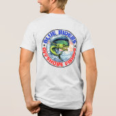 T-shirt En Tri-matière Cavalier Bleu (Verso)