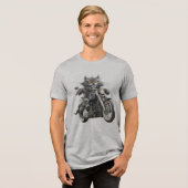 T-shirt En Tri-matière Cavalier de chat (Recto plein)