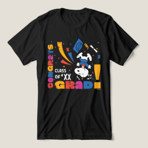 T-shirt En Tri-matière Célébration de la remise des diplômes Peanuts Snoo