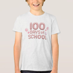 T-shirt En Tri-matière Célébration des 100 jours d'école