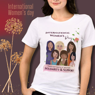 T-shirt En Tri-matière Célébrez les portraits de la Journée des Femmes