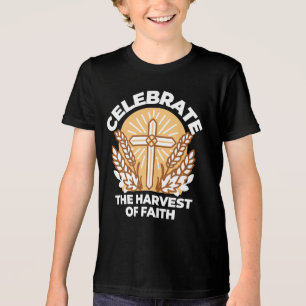 T-shirt En Tri-matière Célébrons la foi avec la récolte - Art Inspiration