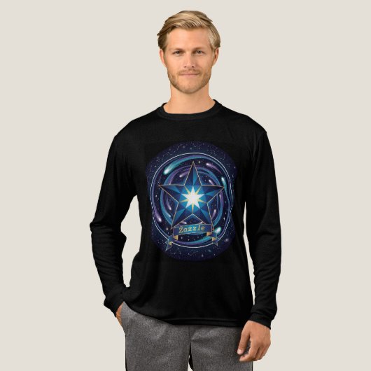 T-shirt En Tri-matière Céleste Star Dream - Galaxy Cosmic Long Sleeve T (Recto complet)