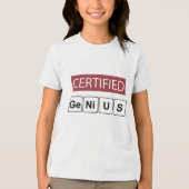 T-shirt En Tri-matière Certified Genius (Recto)