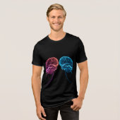 T-shirt En Tri-matière Cerveau actif (Recto plein)