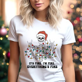 T-shirt En Tri-matière C'est bien Je vais bien Drôle Noël