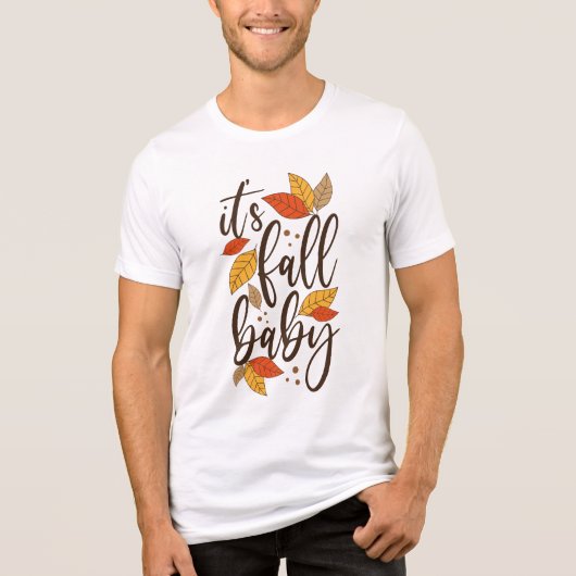 T-shirt En Tri-matière C'est Fall Baby (Recto)