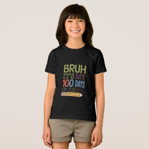 T-shirt En Tri-matière C'est mes 100 jours d'école Drôle 100ème jour