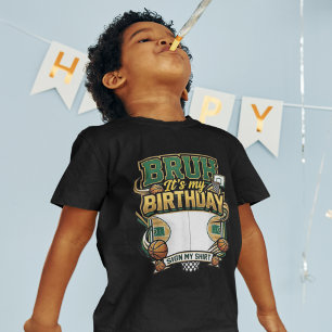 T-shirt En Tri-matière C'est mon anniversaire Signe de basketball Concept