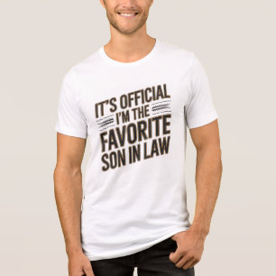 T-shirt En Tri-matière C'est officiel Je suis le gendre favori