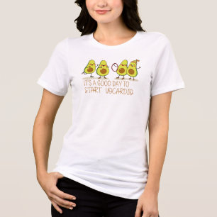 T-shirt En Tri-matière C'est une bonne journée pour commencer Avocardio –