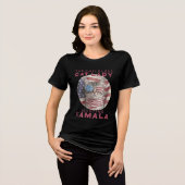 T-shirt En Tri-matière Cette chatte sans enfants pour Kamala 2024 (Recto plein)