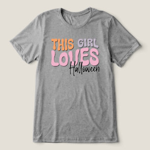 T-shirt En Tri-matière Cette fille adore Halloween