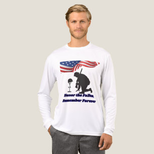 T-shirt En Tri-matière Champs d'honneur silencieux blancs