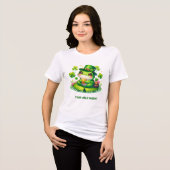 T-shirt En Tri-matière Chance en crapaud - Belle grenouille du jour de St (Recto plein)